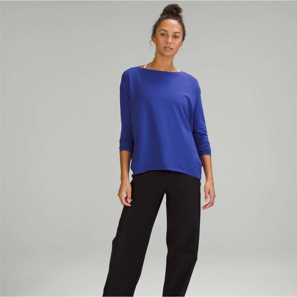 Lululemon Back in Action Long Sleeve Shirt
In Psychic blue - Picture 3 of 7